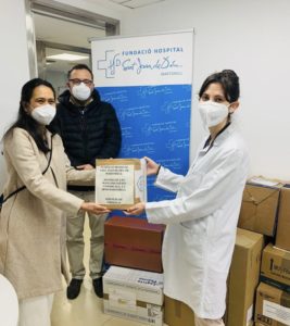 Donació excedents fàrmacs COVID-19 Hospitals comarcals Catalunya FHSJDM