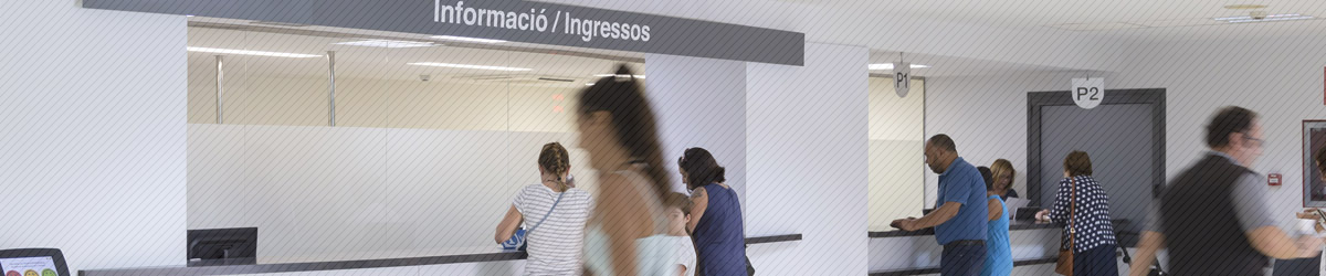 Imatge de la recepció de 'Hospital de martorell