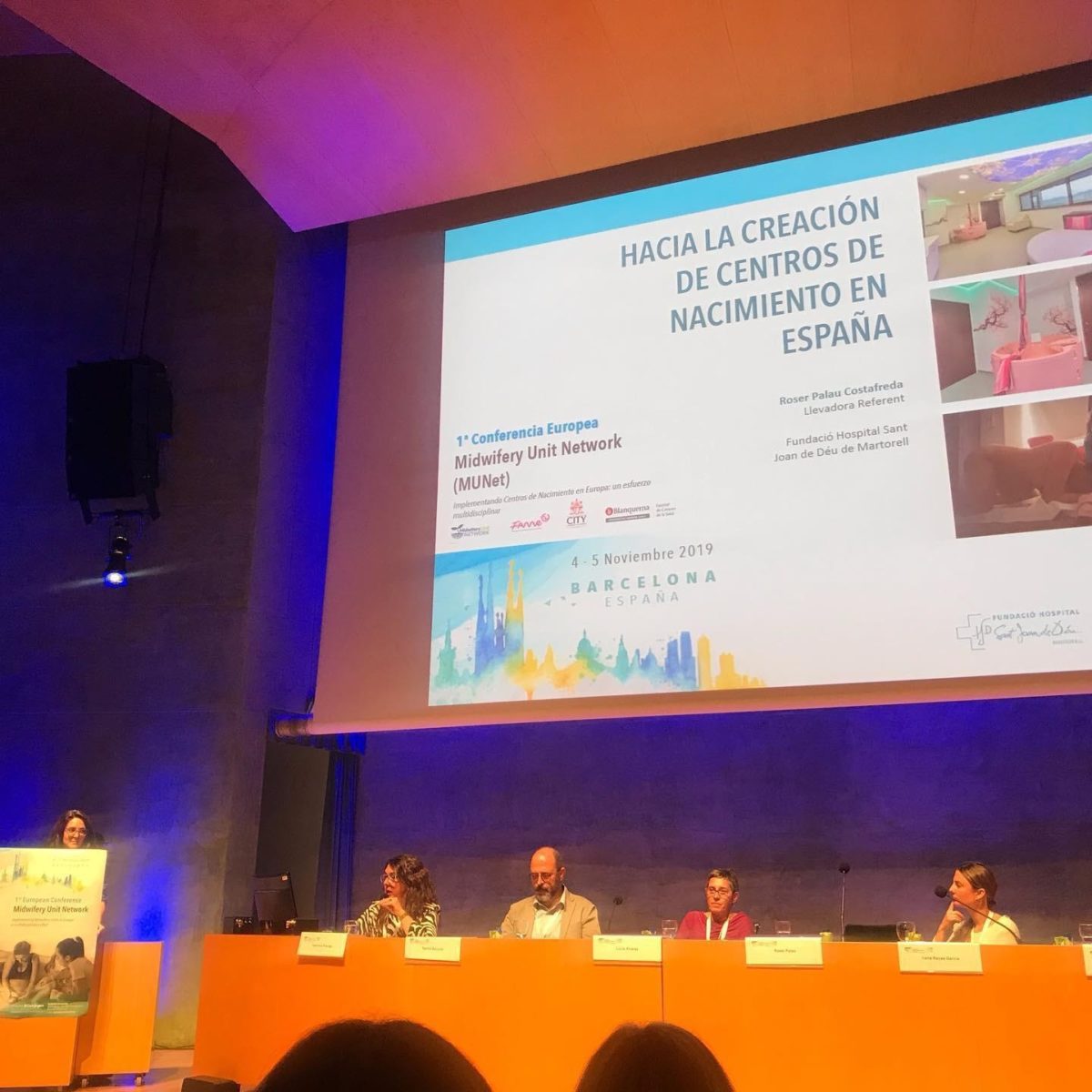 Roser Palau de la FHSJDM a la Conferència MUNet 2019