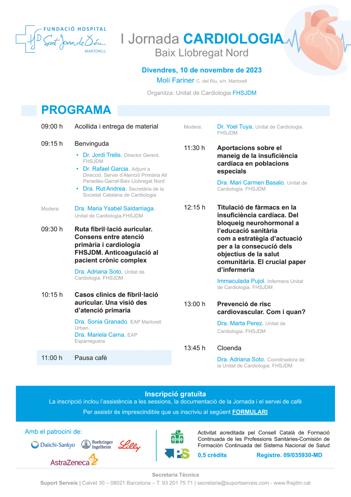 Programa I Jornada Cardiologia Baix Llobregat Nord_10 novembre 2023_FHSJDM